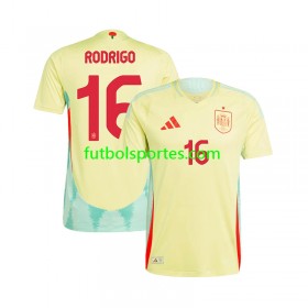 Camiseta España RODRIGO 16 Segunda Equipación Euro 2024